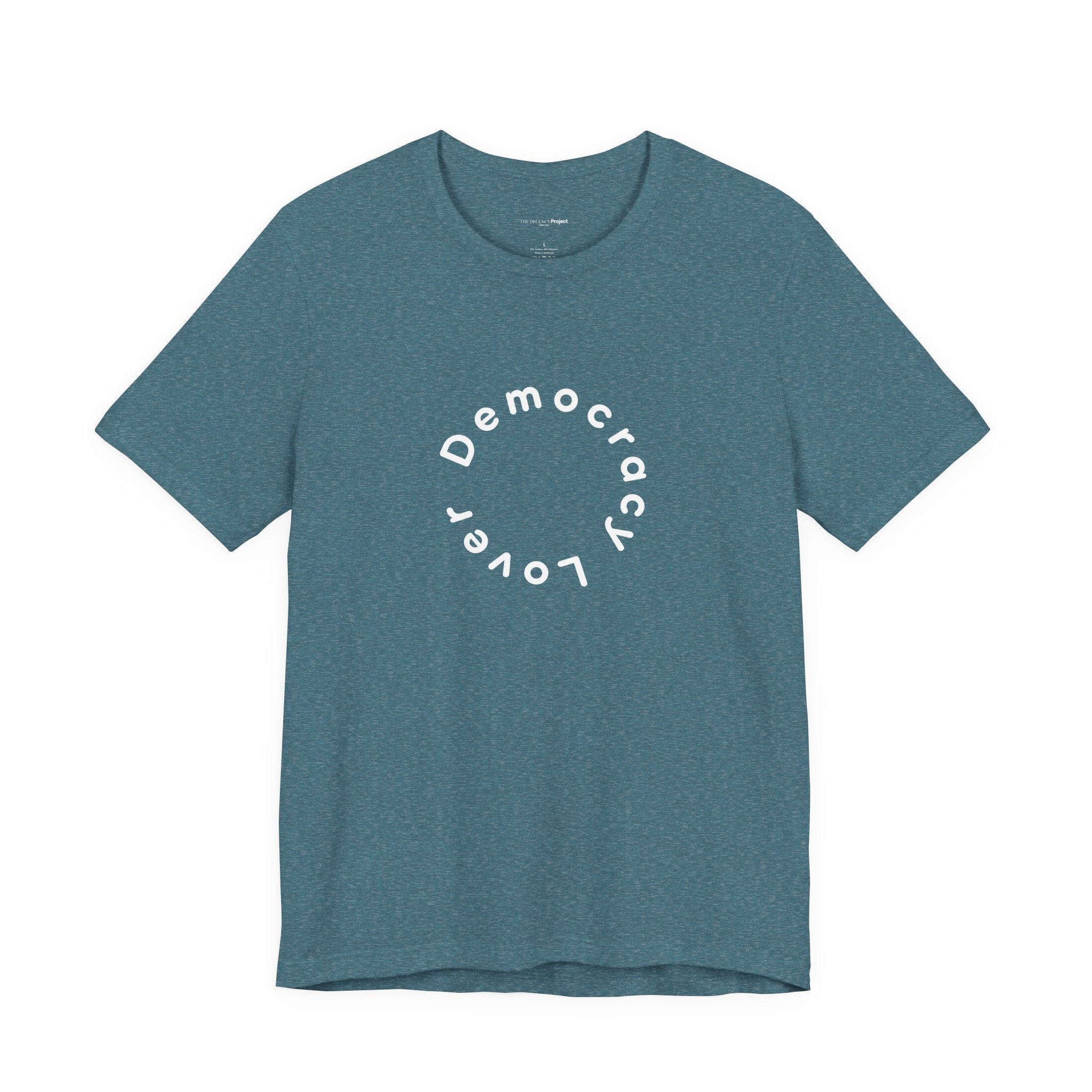 Democracy Lover T-Shirt | Minimalist Civic Statement Tee | Ethical Unisex Shirt | Quiet Activism Apparel