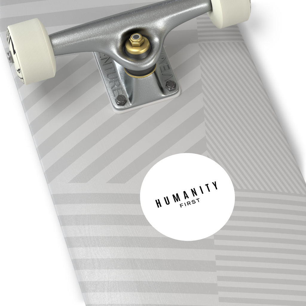 Humanity First Sticker | Minimalist Social Justice Vinyl Decal | Human Rights Activism Sticker