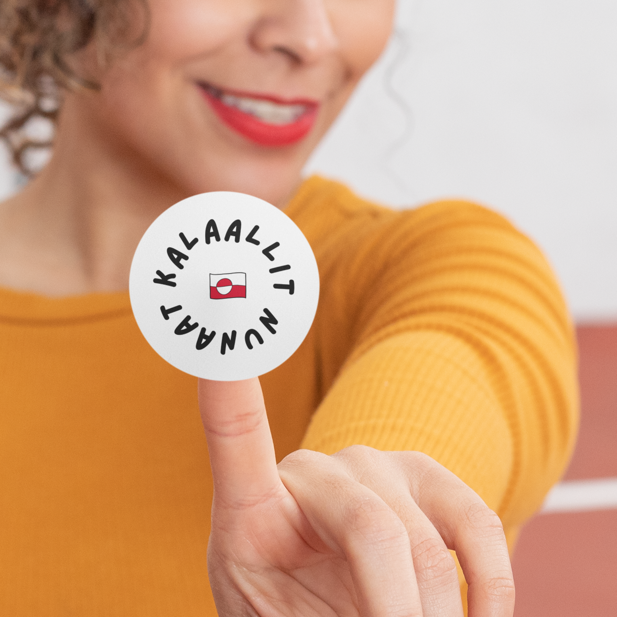 Kalaallit Nunaat Sticker | Indigenous Land Rights Vinyl Decal | Greenland Solidarity Sticker