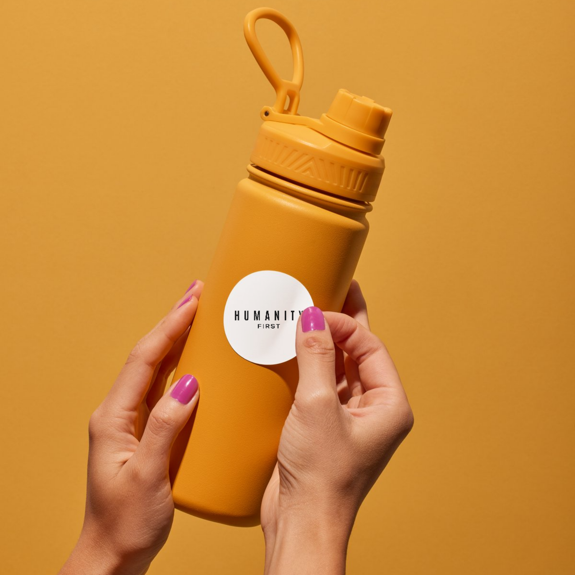 Humanity First Sticker | Minimalist Social Justice Vinyl Decal | Human Rights Activism Sticker