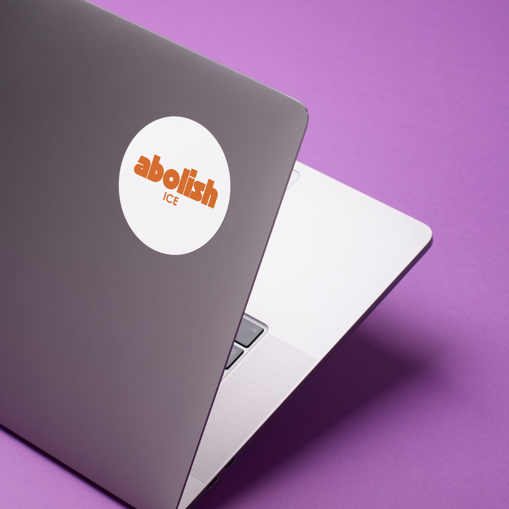 Abolish ICE Round Sticker | Political Protest | Progressive Stickers