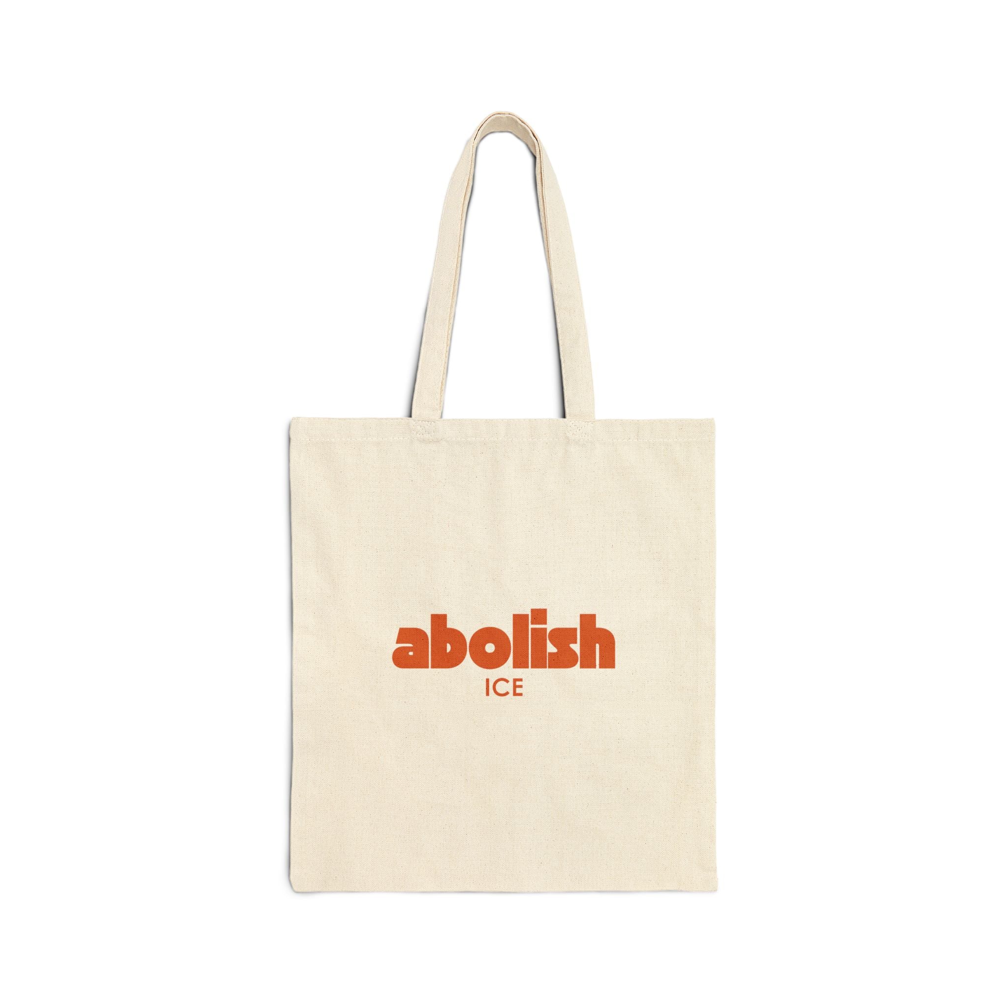 Abolish ICE Tote Bag | Immigration Justice Statement | Reusable Cotton Canvas Tote | Activist Everyday Bag