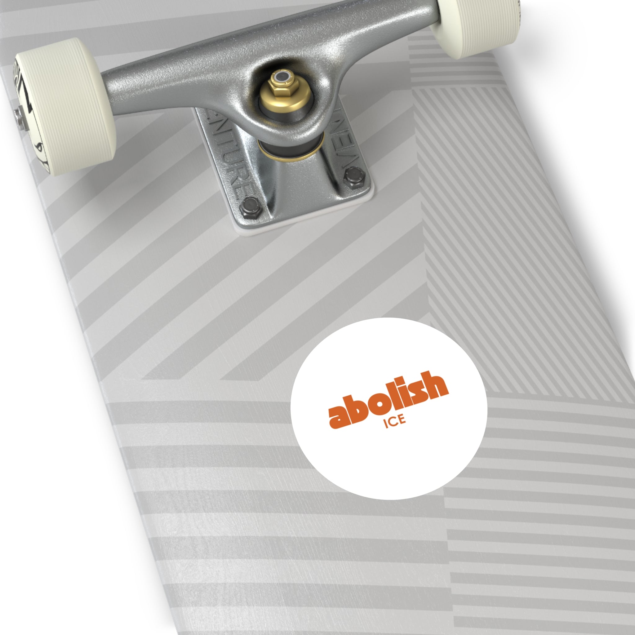 Abolish ICE Round Sticker | Political Protest | Progressive Stickers