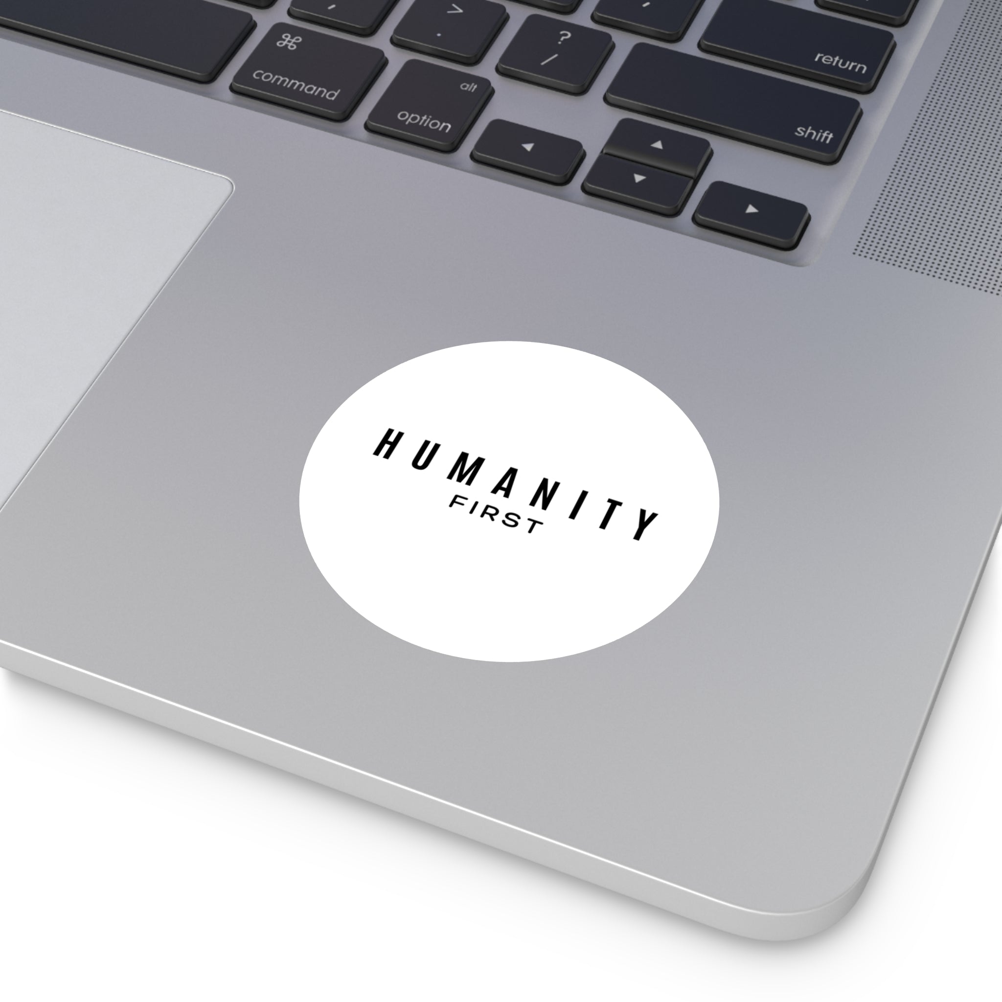 Humanity First Sticker | Minimalist Social Justice Vinyl Decal | Human Rights Activism Sticker