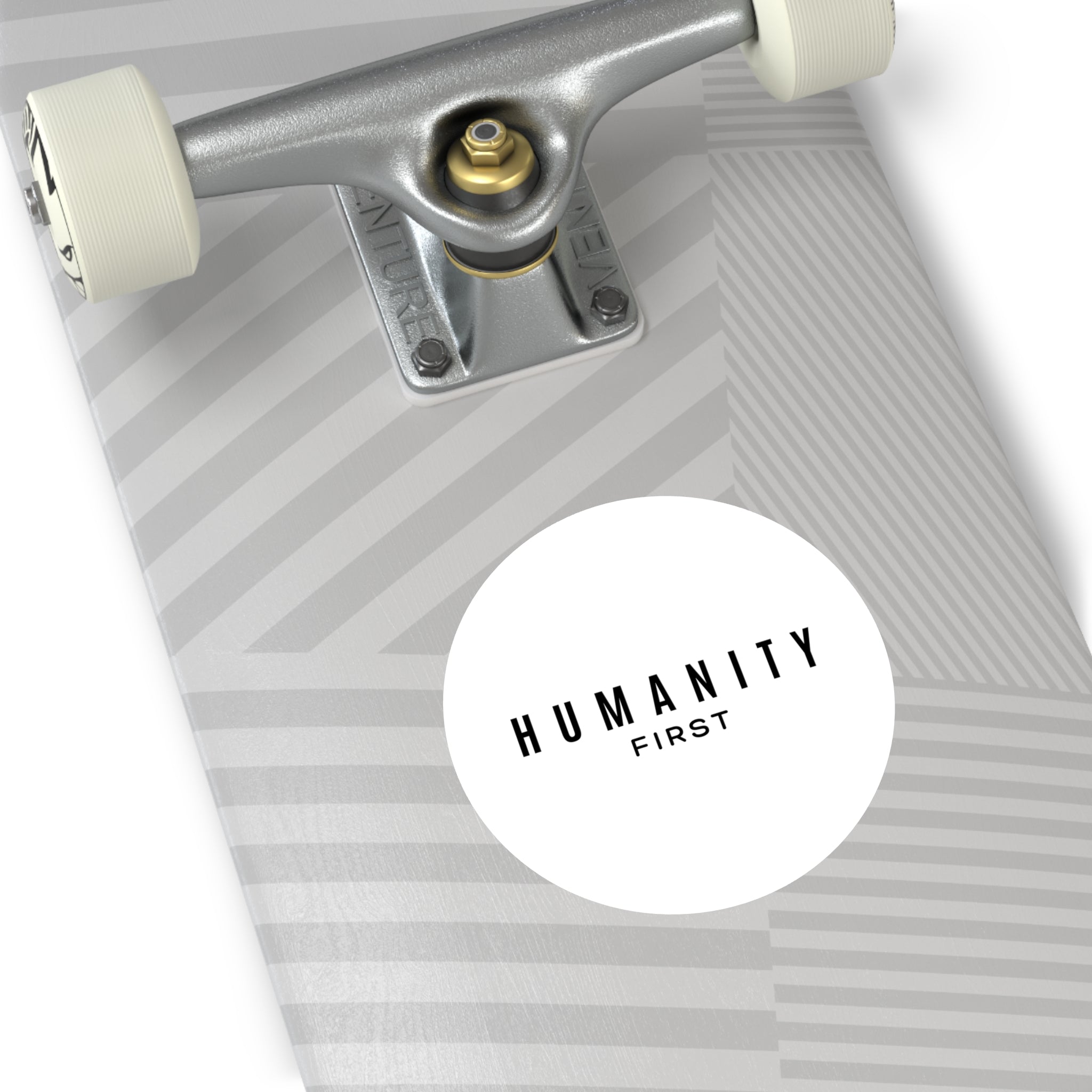 Humanity First Sticker | Minimalist Social Justice Vinyl Decal | Human Rights Activism Sticker