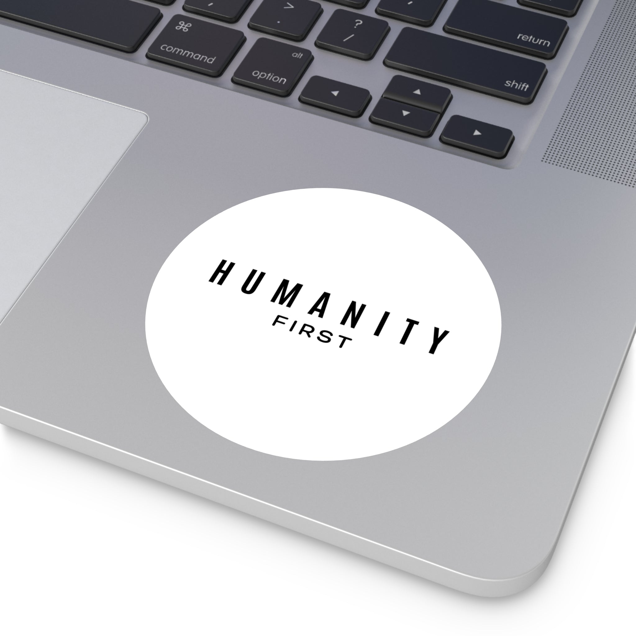 Humanity First Sticker | Minimalist Social Justice Vinyl Decal | Human Rights Activism Sticker